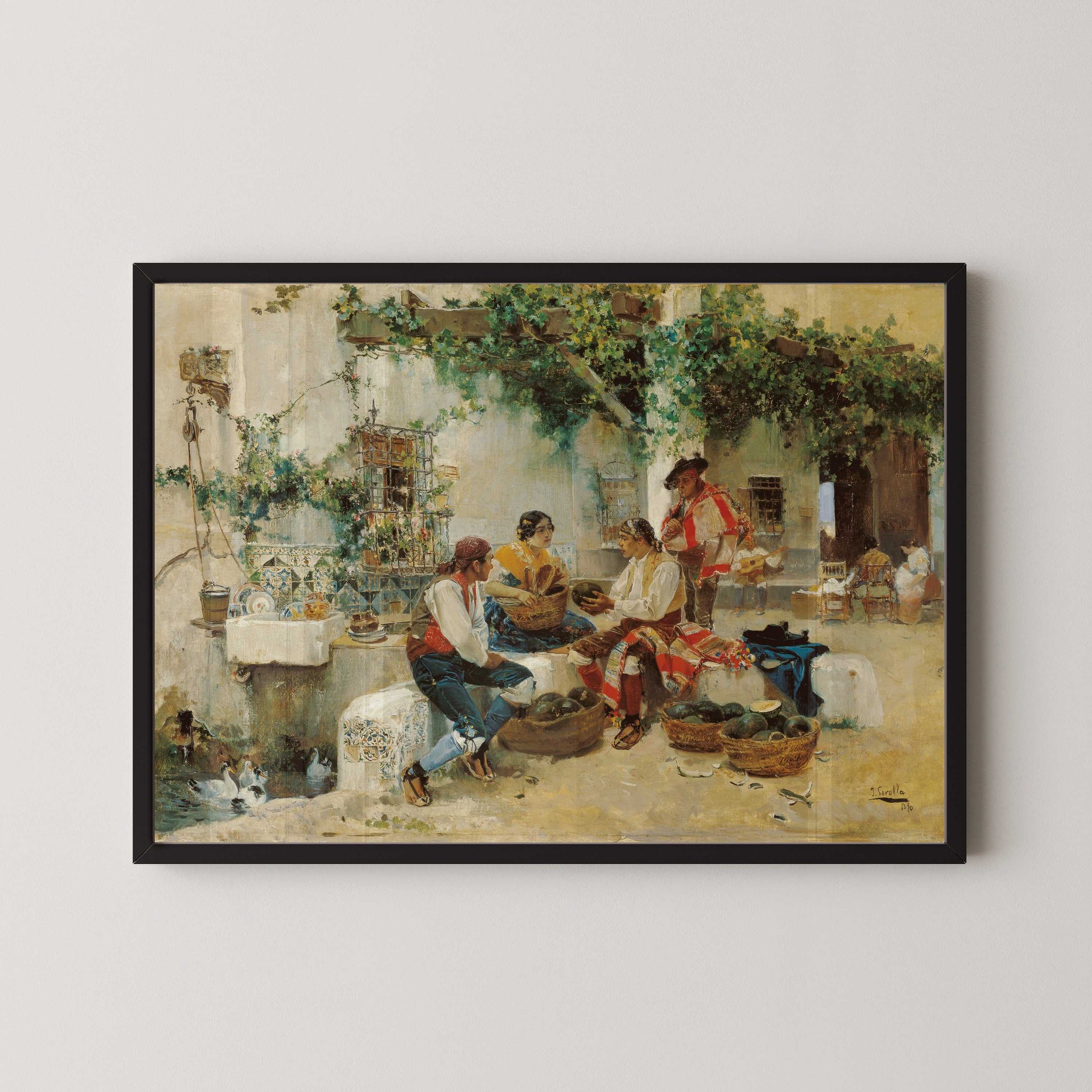 Joaquín Sorolla — Selling Melons | Fine Art Print