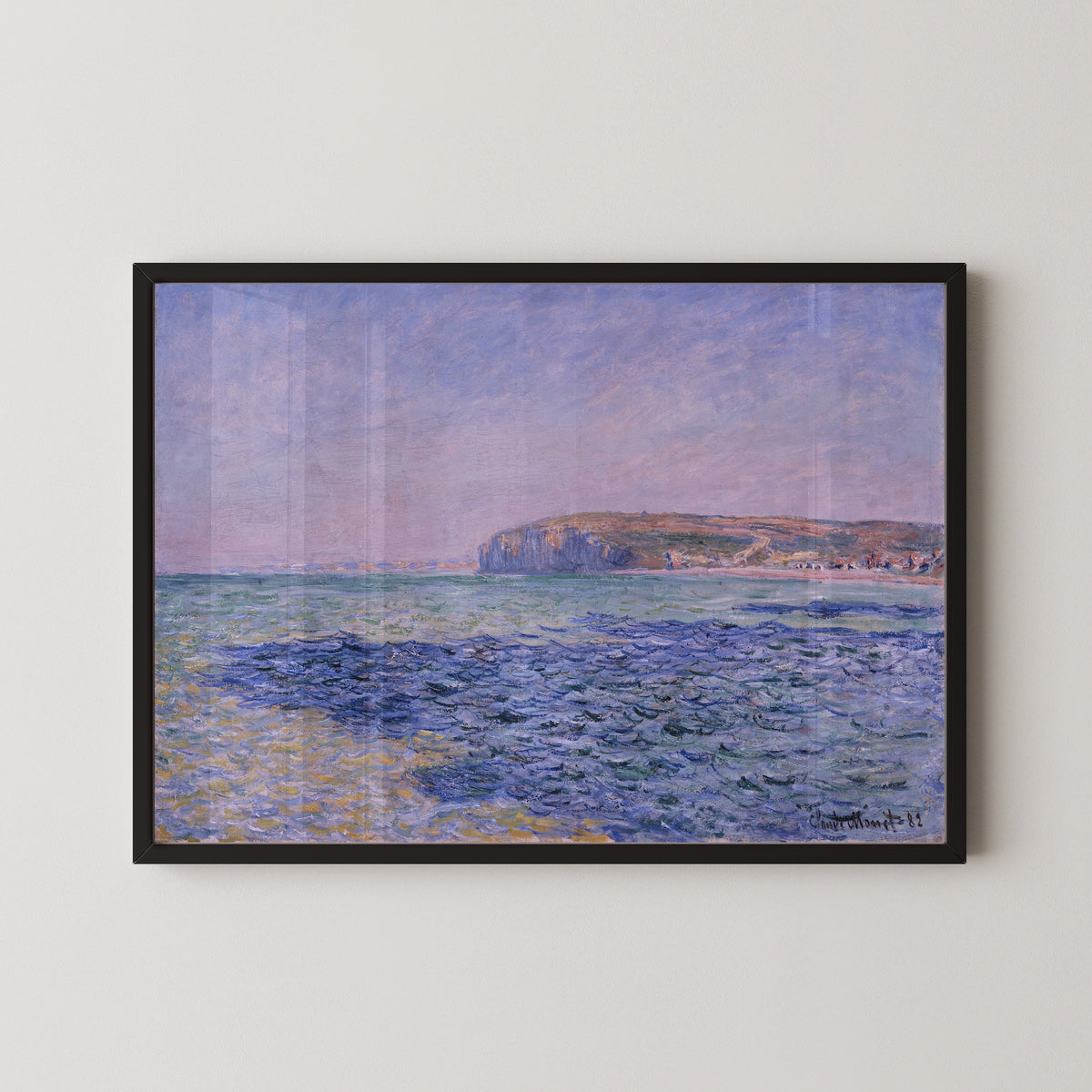Claude Monet — Shadows on the Sea. The Cliffs at Pourville | Fine Art Print