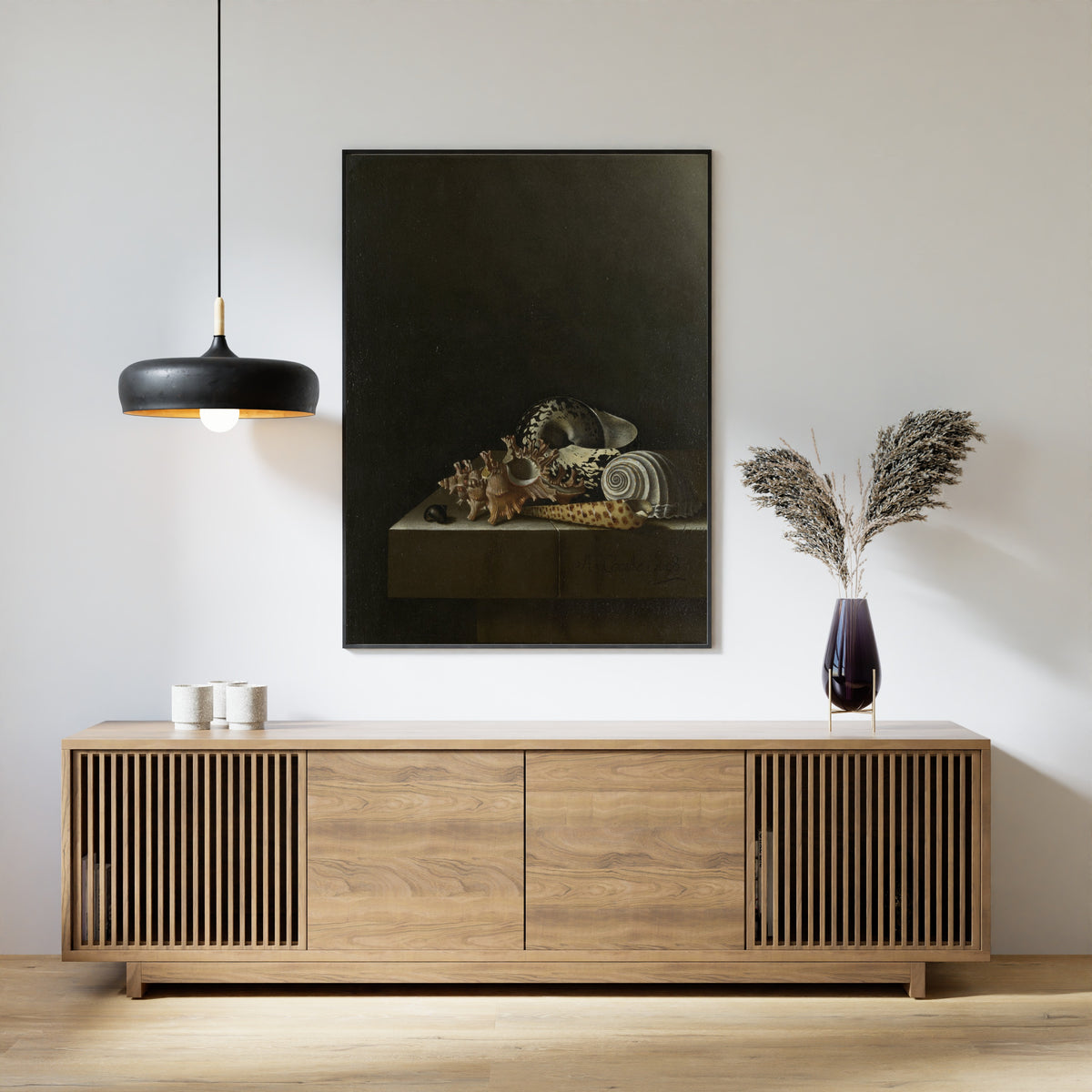 Adriaen Coorte — Shells on a Stone Plinth | Fine Art Print