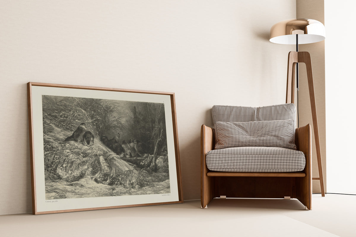 Karl Bodmer — Sheltered from the Frost | Fine Art Print
