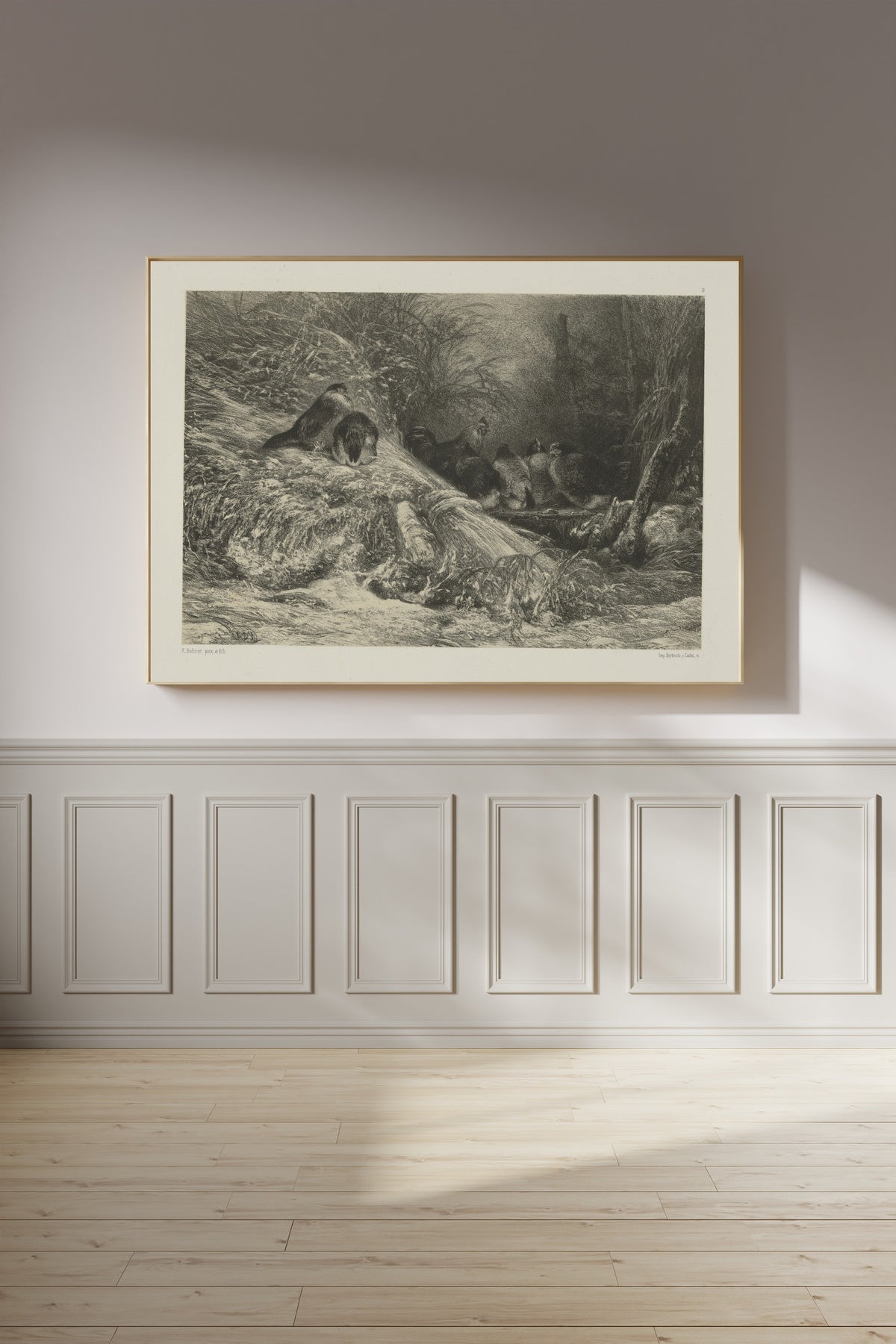 Karl Bodmer — Sheltered from the Frost | Fine Art Print