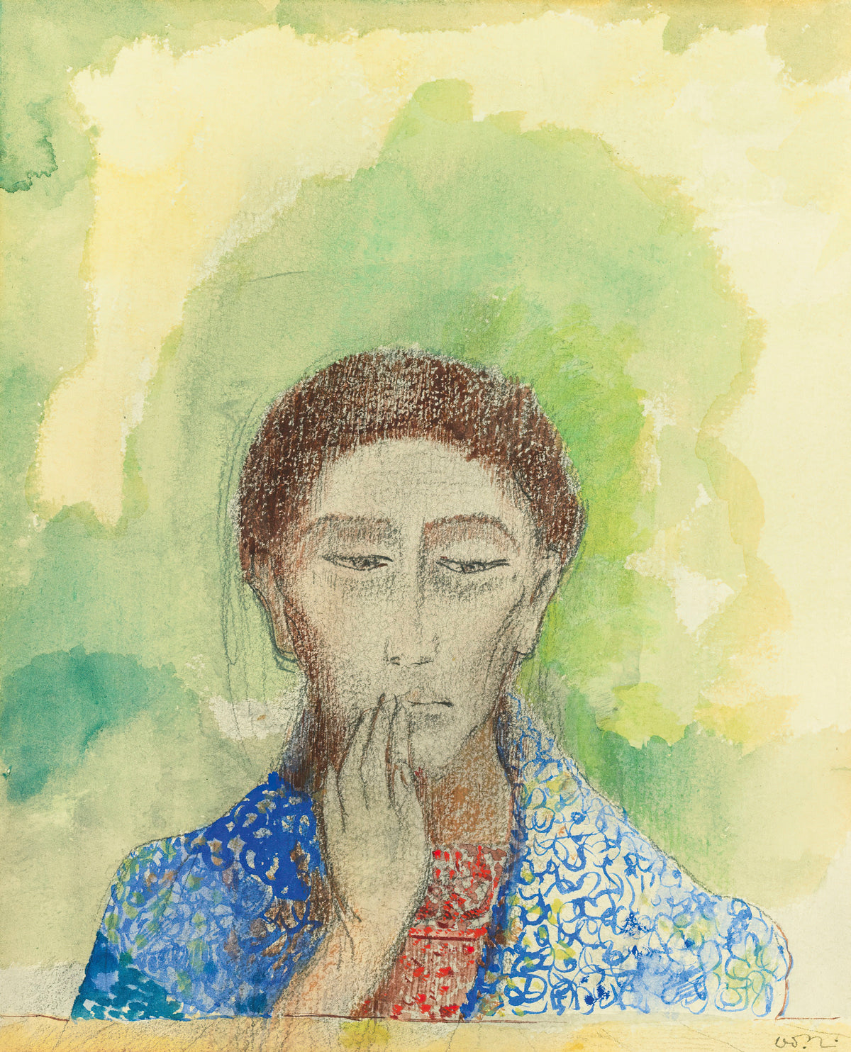 Odilon Redon — Silence | Symbolist Art Print