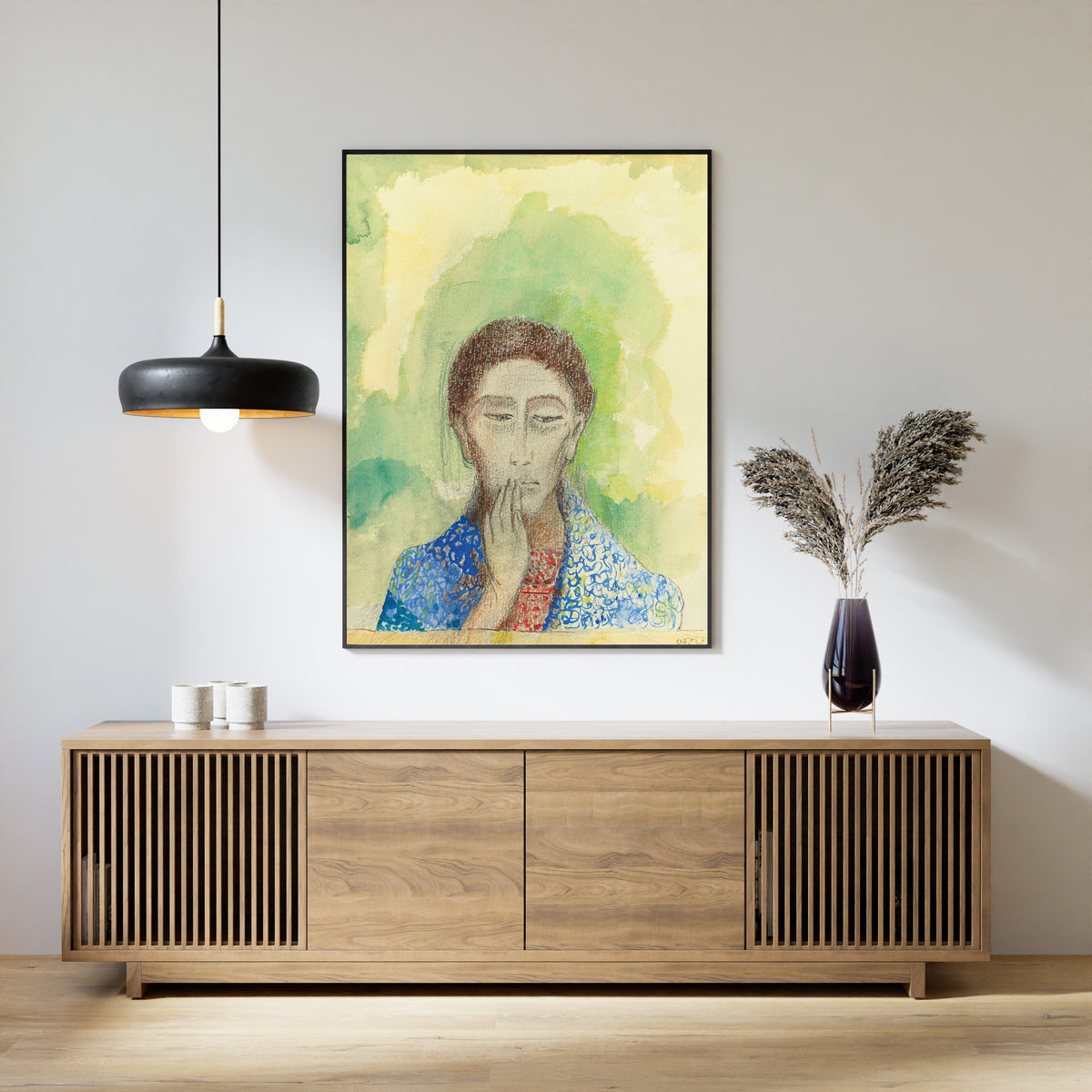 Odilon Redon — Silence | Symbolist Art Print