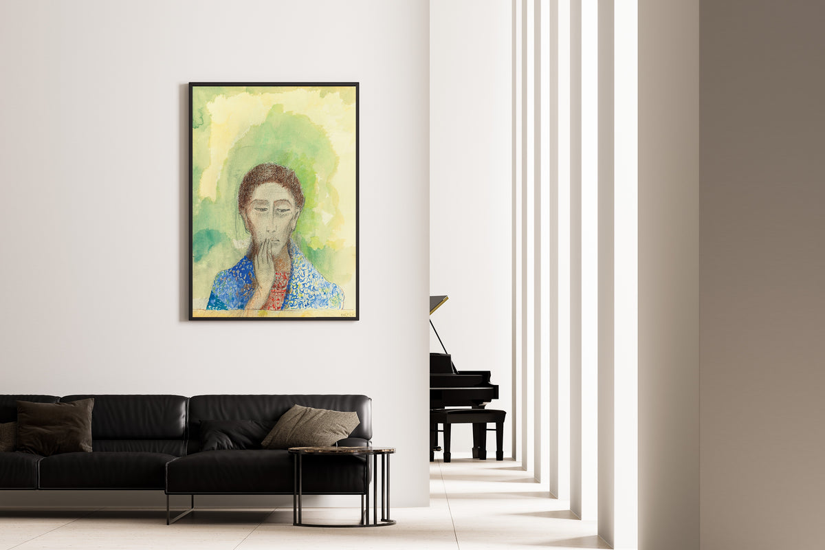Odilon Redon — Silence | Symbolist Art Print