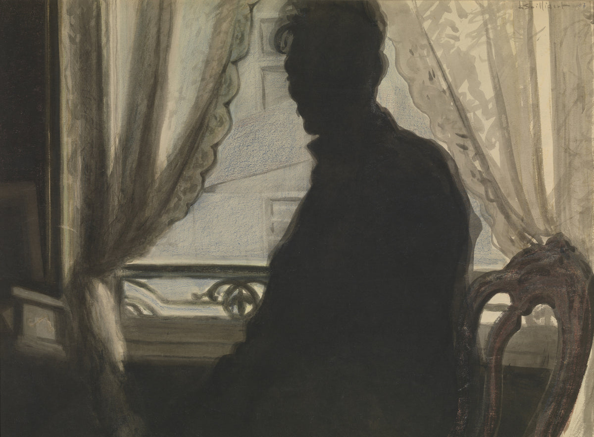 Léon Spilliaert — Silhouette of the Artist | Symbolist Art Print