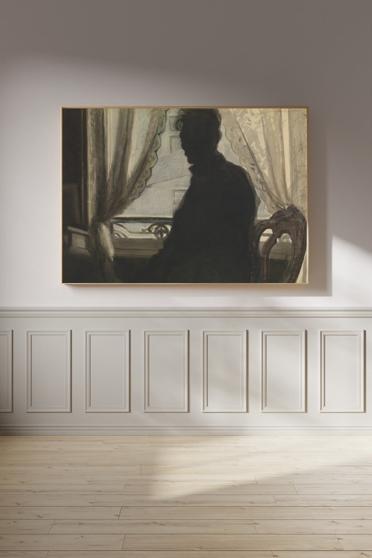 Léon Spilliaert — Silhouette of the Artist | Symbolist Art Print