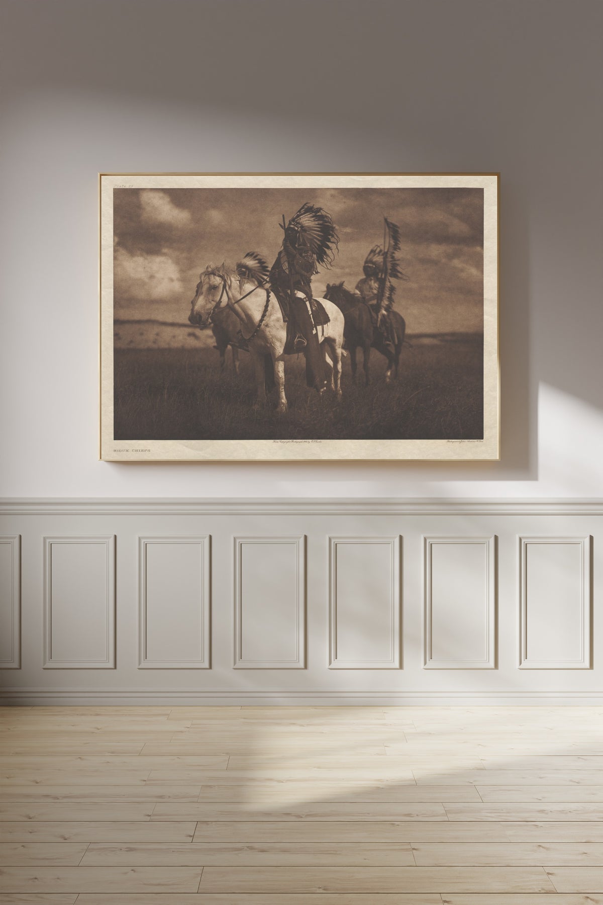Edward S. Curtis — Sioux Chiefs | Vintage Photograph Print