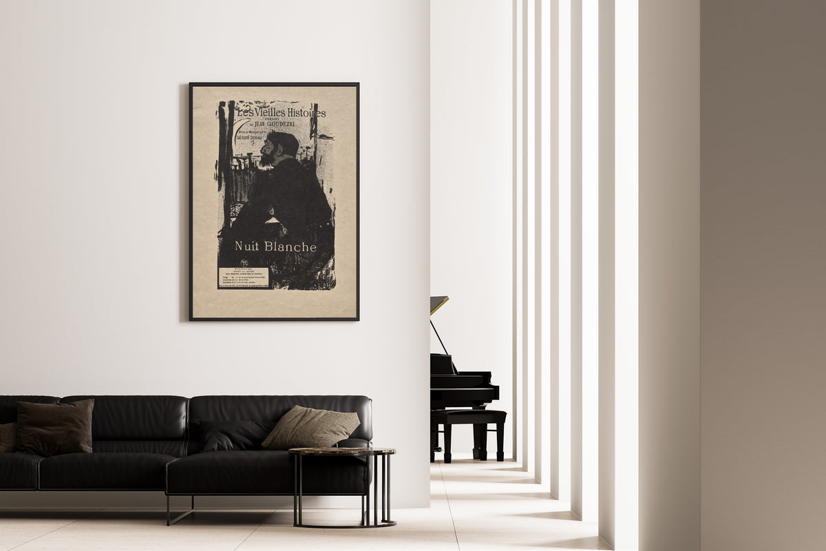 Henri de Toulouse-Lautrec — Sleepless Night | Vintage Poster Print