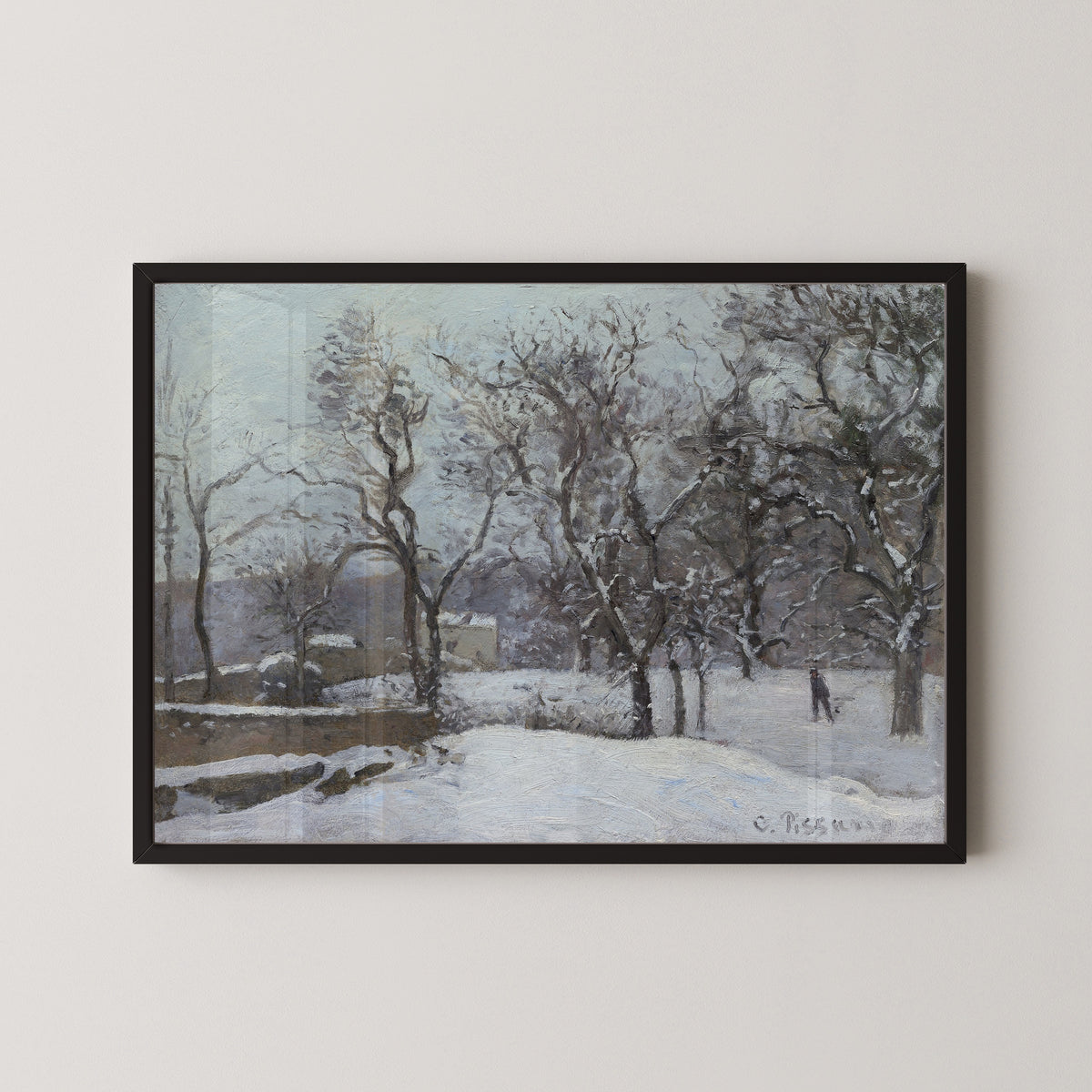 Camille Pissarro — Snow at Louveciennes | Fine Art Print