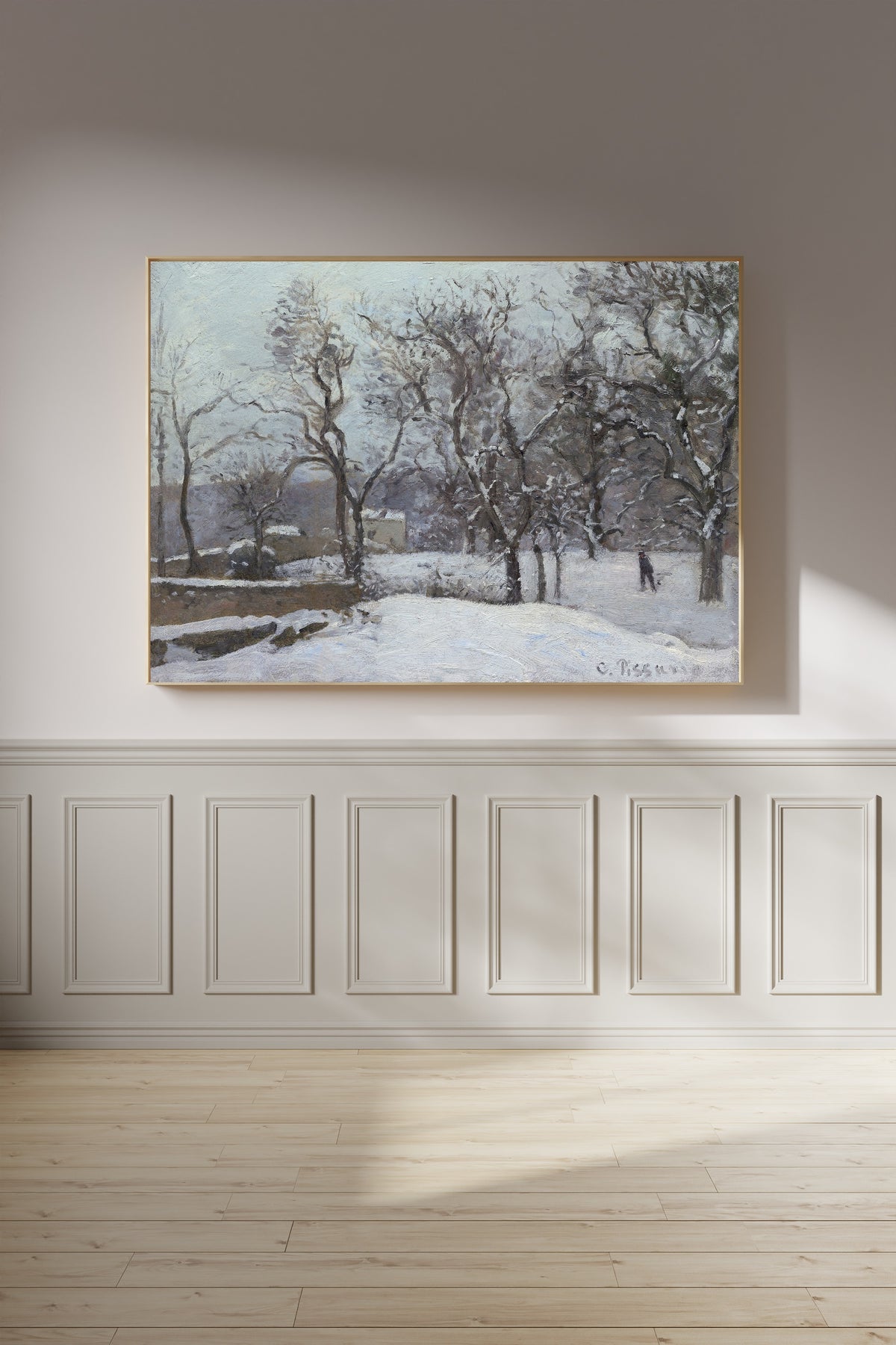 Camille Pissarro — Snow at Louveciennes | Fine Art Print