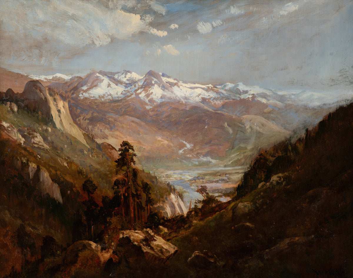William Keith — Snow in the Valley of Eastern Sierras | Landscape Fine Art Print