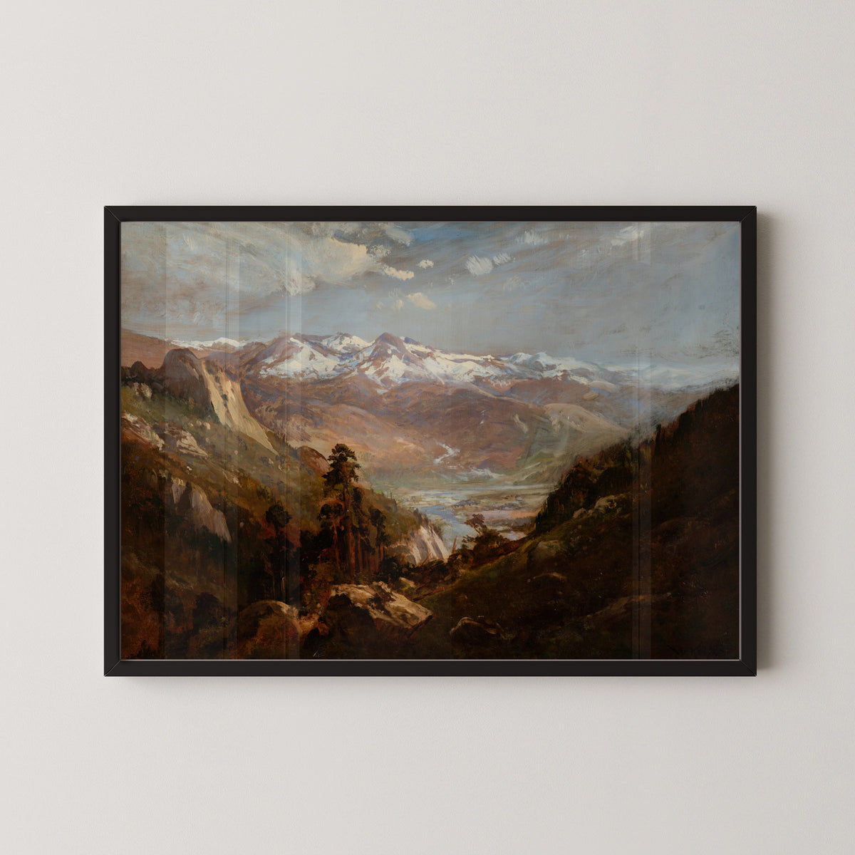 William Keith — Snow in the Valley of Eastern Sierras | Landscape Fine Art Print
