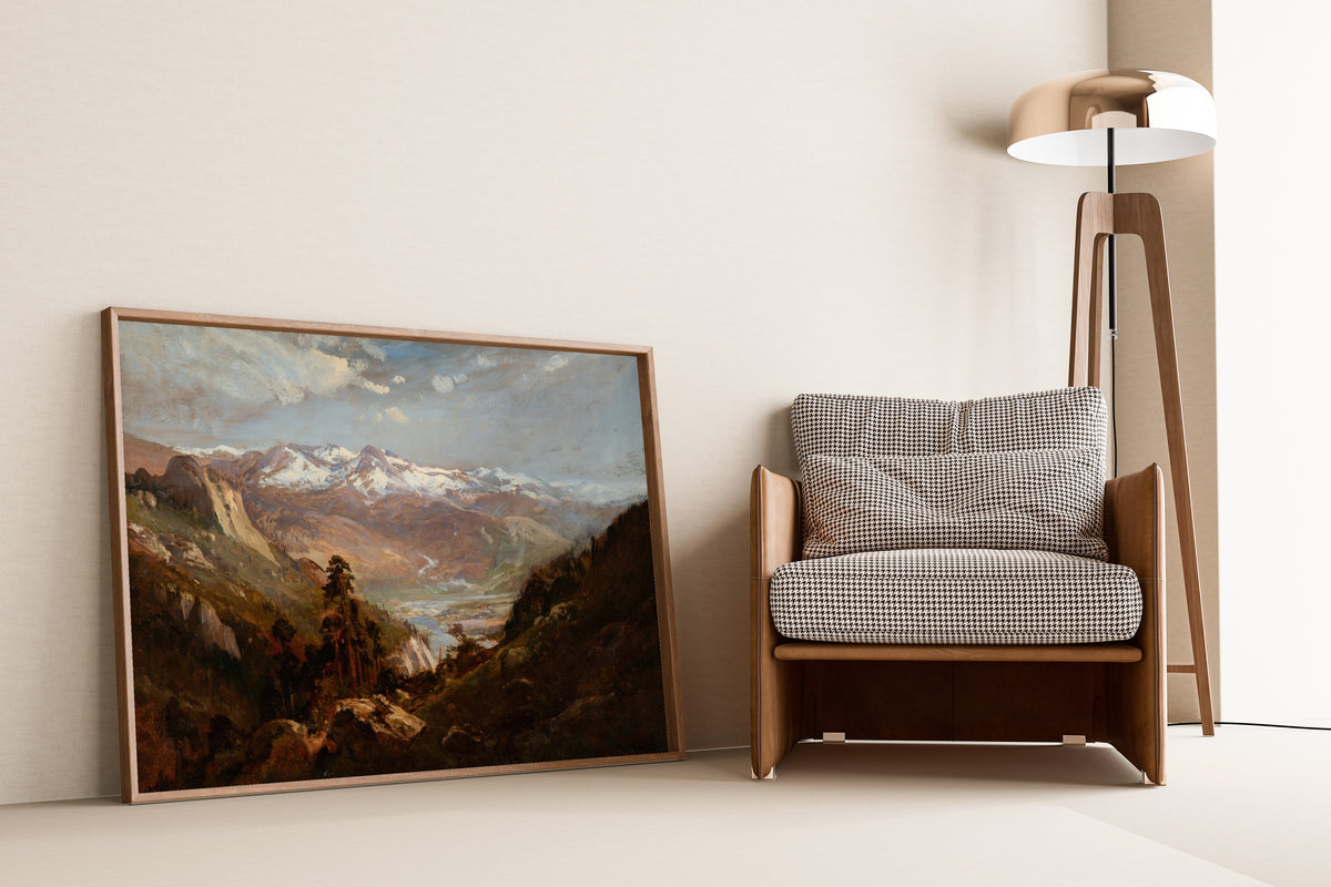 William Keith — Snow in the Valley of Eastern Sierras | Landscape Fine Art Print