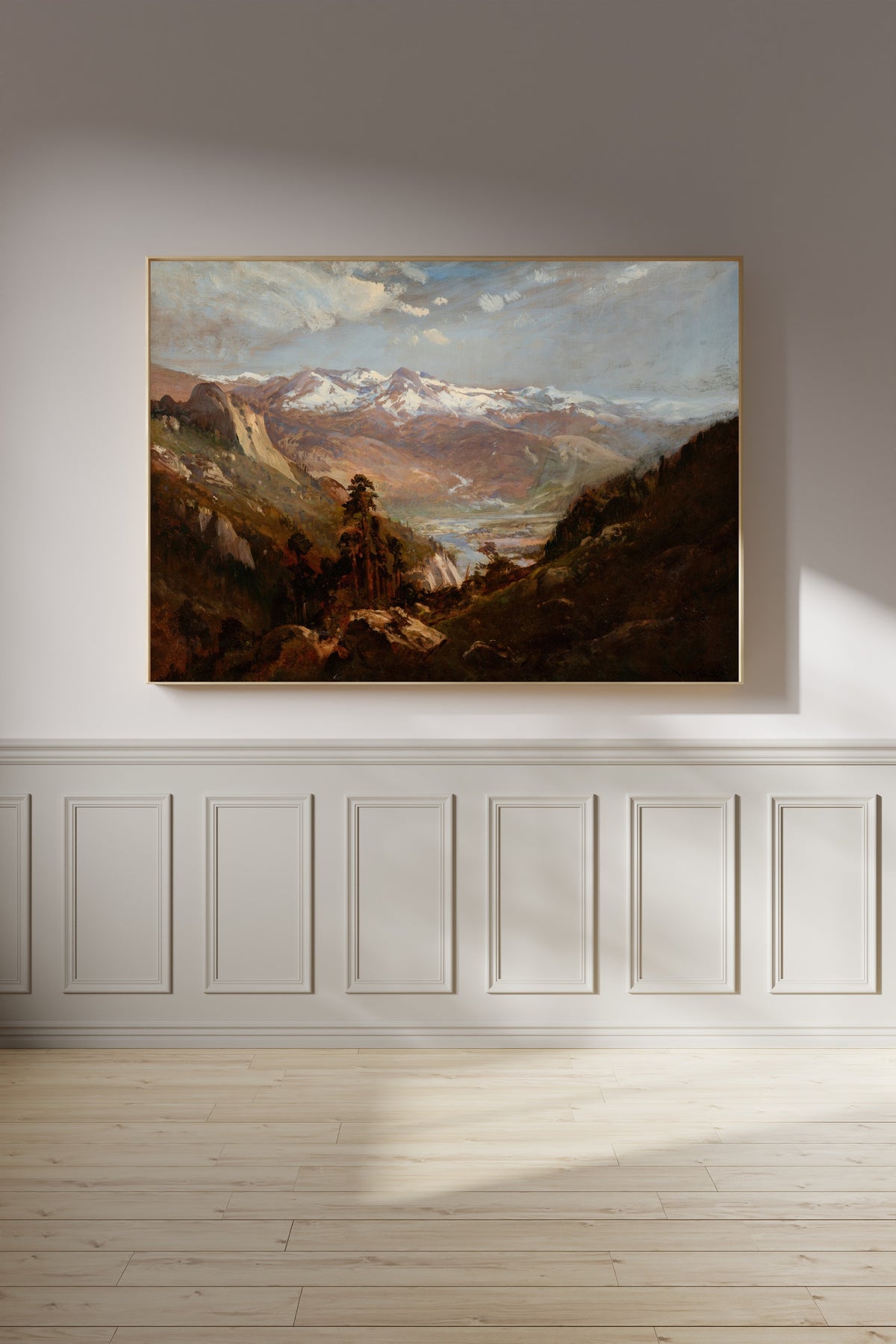 William Keith — Snow in the Valley of Eastern Sierras | Landscape Fine Art Print
