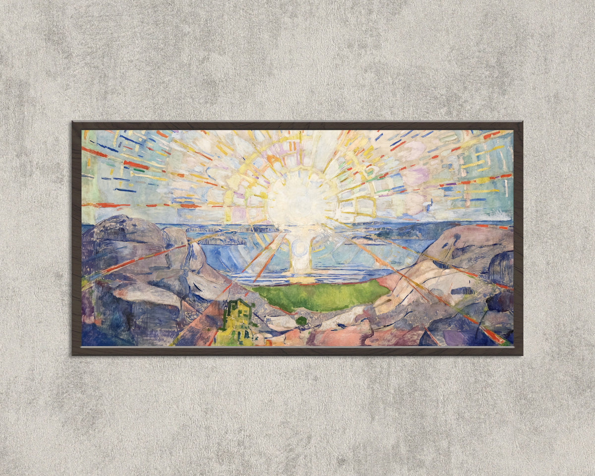 Edvard Munch — The Sun (Solen) | Symbolist Art Print