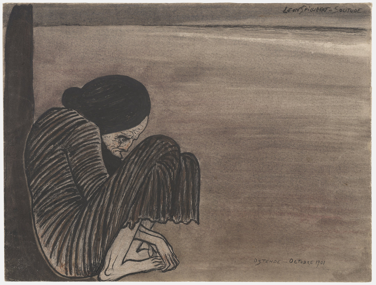 Léon Spilliaert — Solitude | Symbolist Art Print