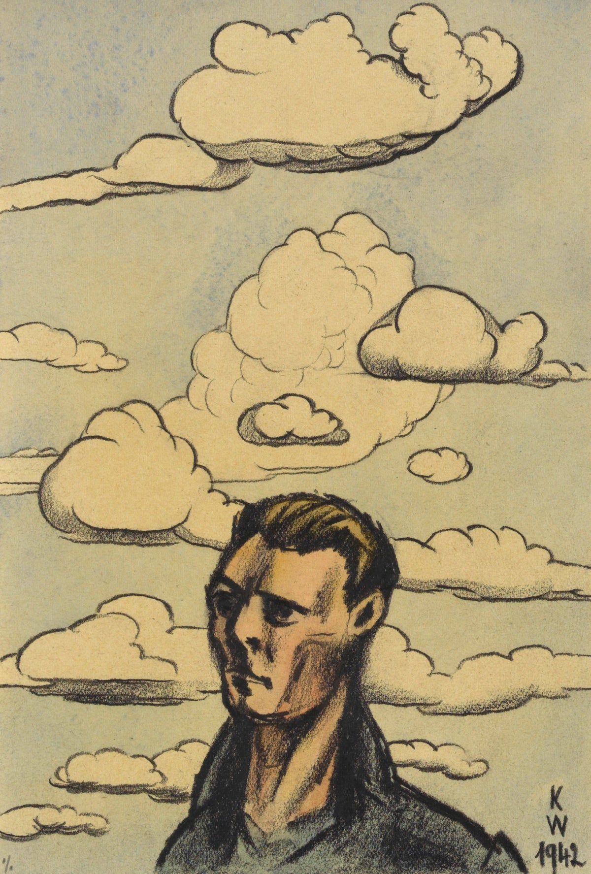 Karl Wiener — Sommer – Der Mann von Vierzig (Summer – The Man of Forty) | Expressionist Art Print