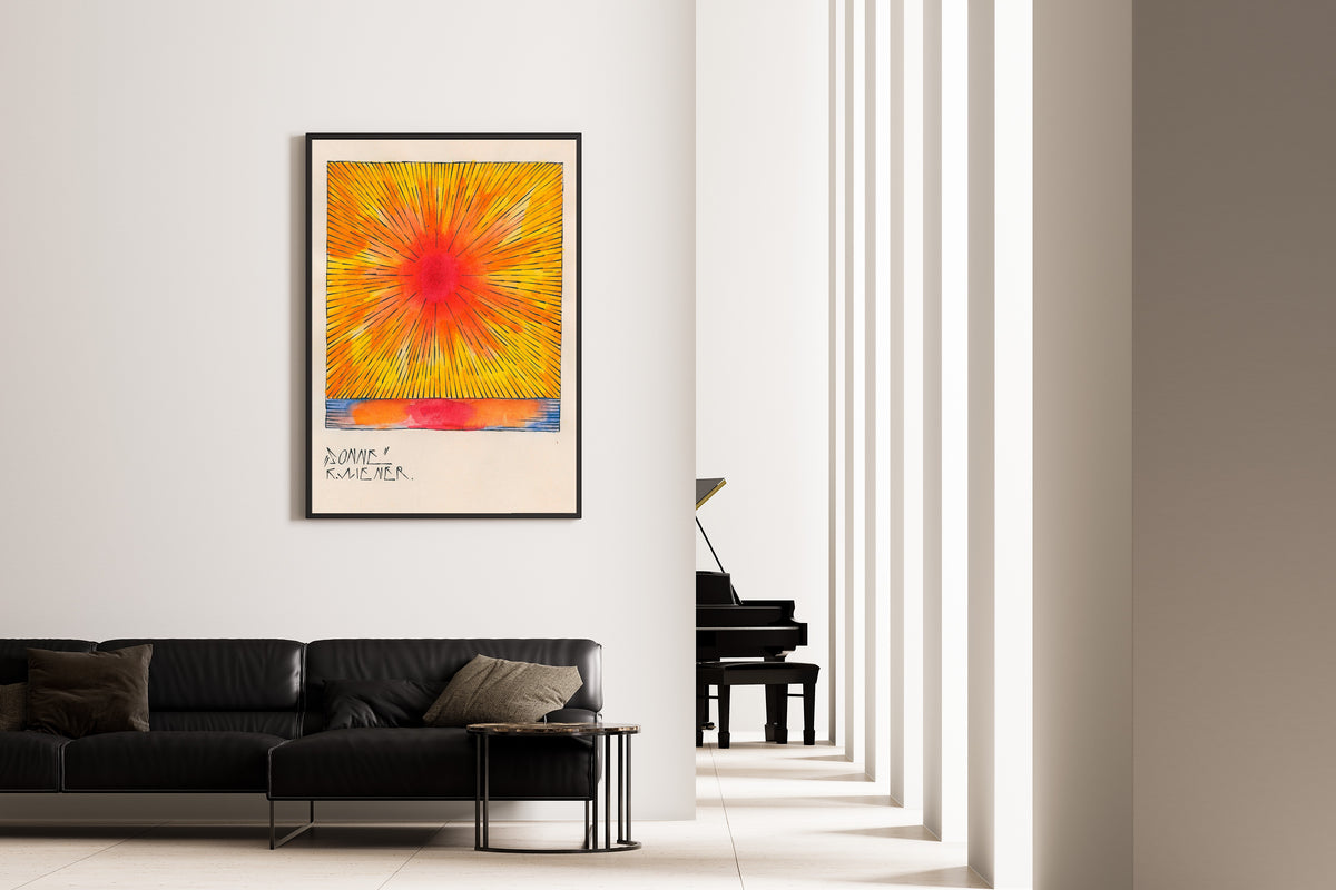 Karl Wiener — Sonne (Sun) | Modernist Landscape Print
