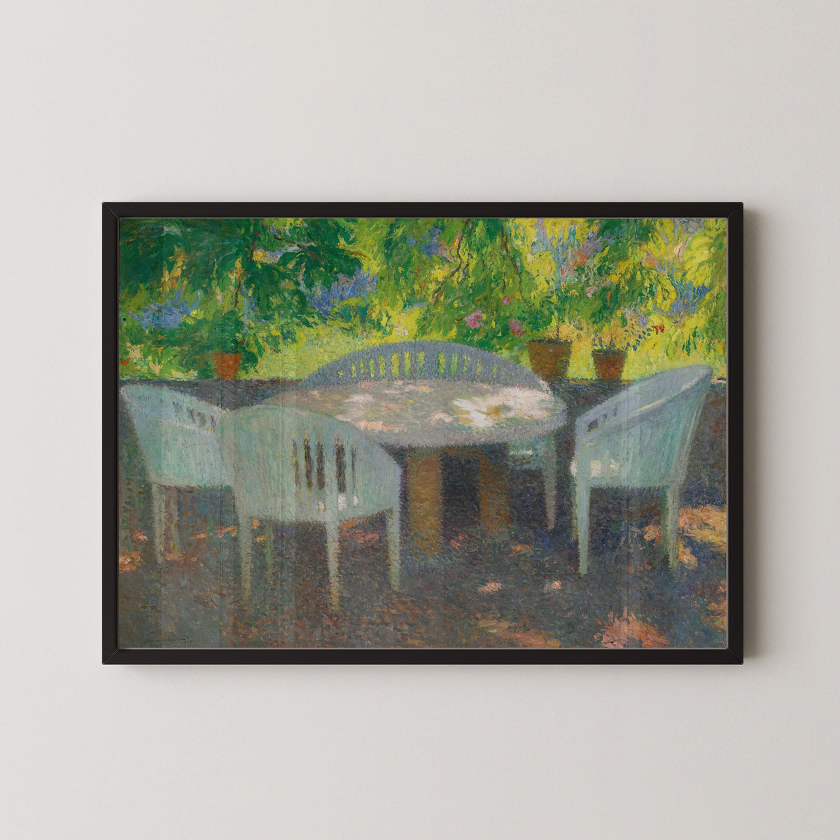 Henri Martin — Sous le grand marronnier de Marquayrol | Pointillist Landscape Print