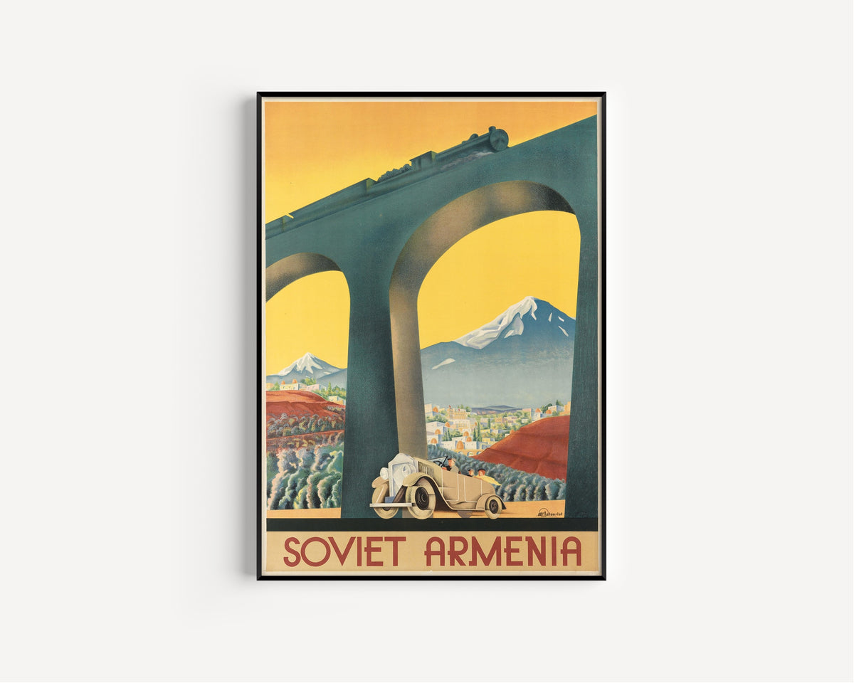 Sergei Igumnov — Soviet Armenia | Vintage Soviet Travel Poster Print