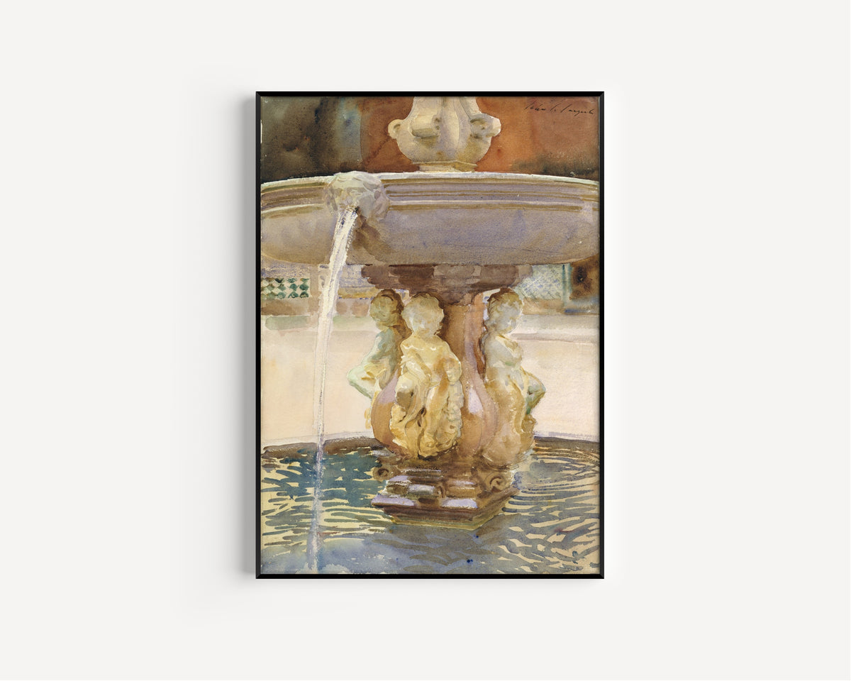 John Singer Sargent — Spanish Fountain | Fine Art Print