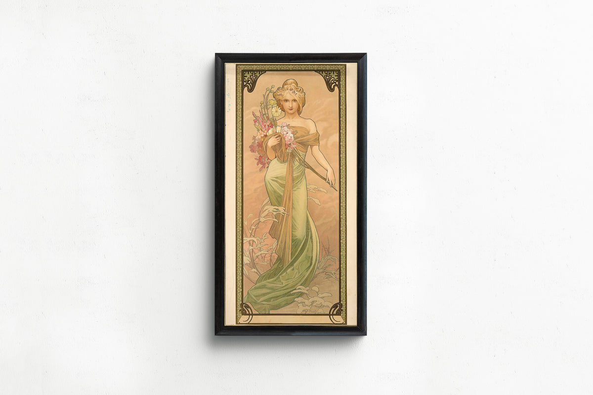 Alphonse Mucha — Spring | Art Nouveau Print