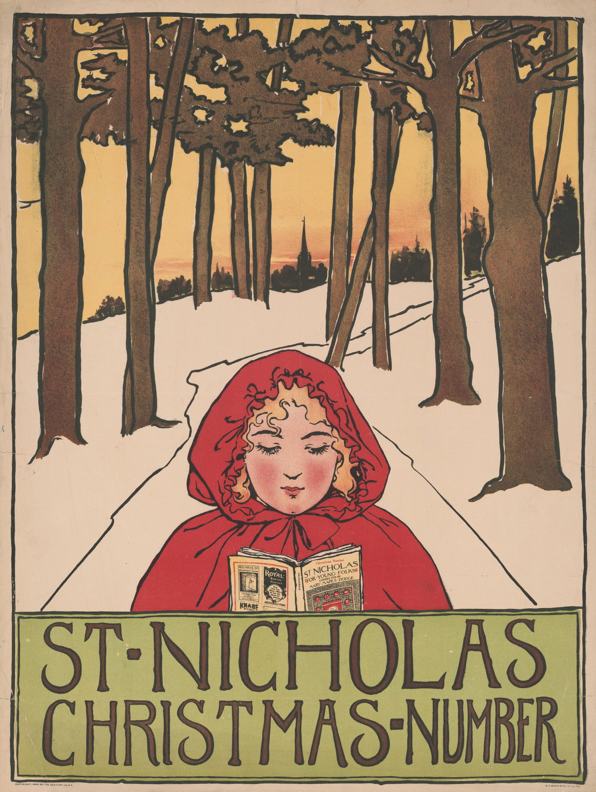 Frank Berkeley Smith — St. Nicholas, Christmas Number, 1896 | Vintage Christmas Print