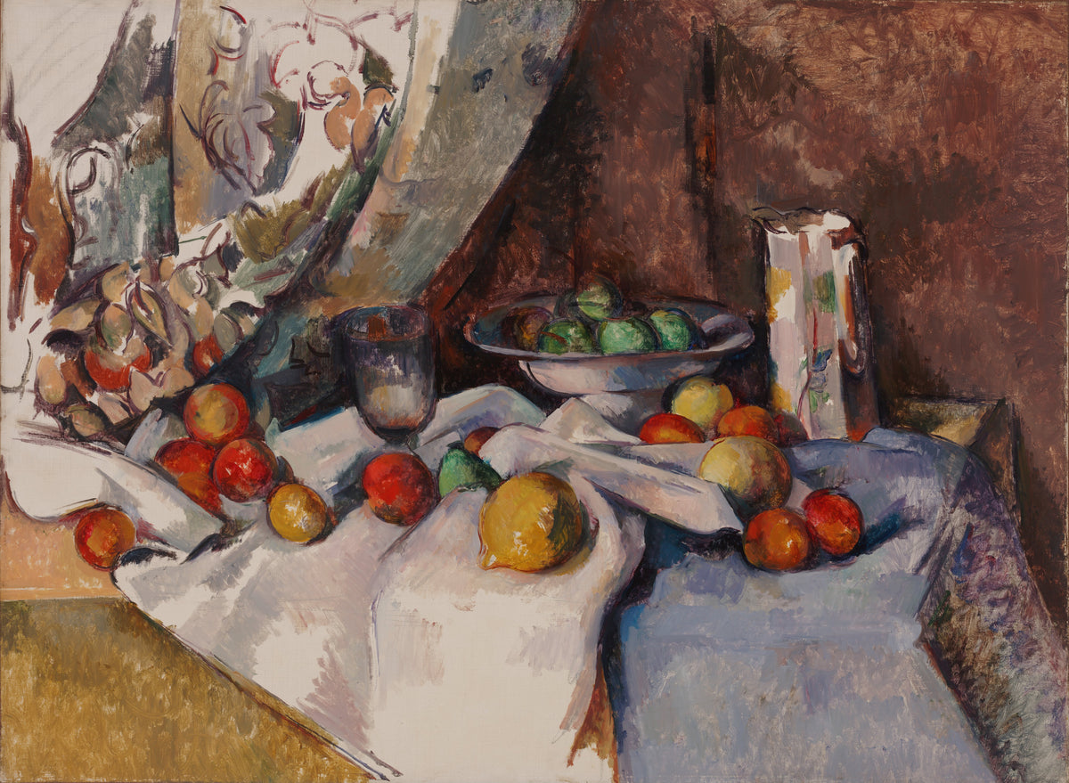 Paul Cezanne — Still Life with Apples (Glass and Fruit Bowl) | Fine Art Print