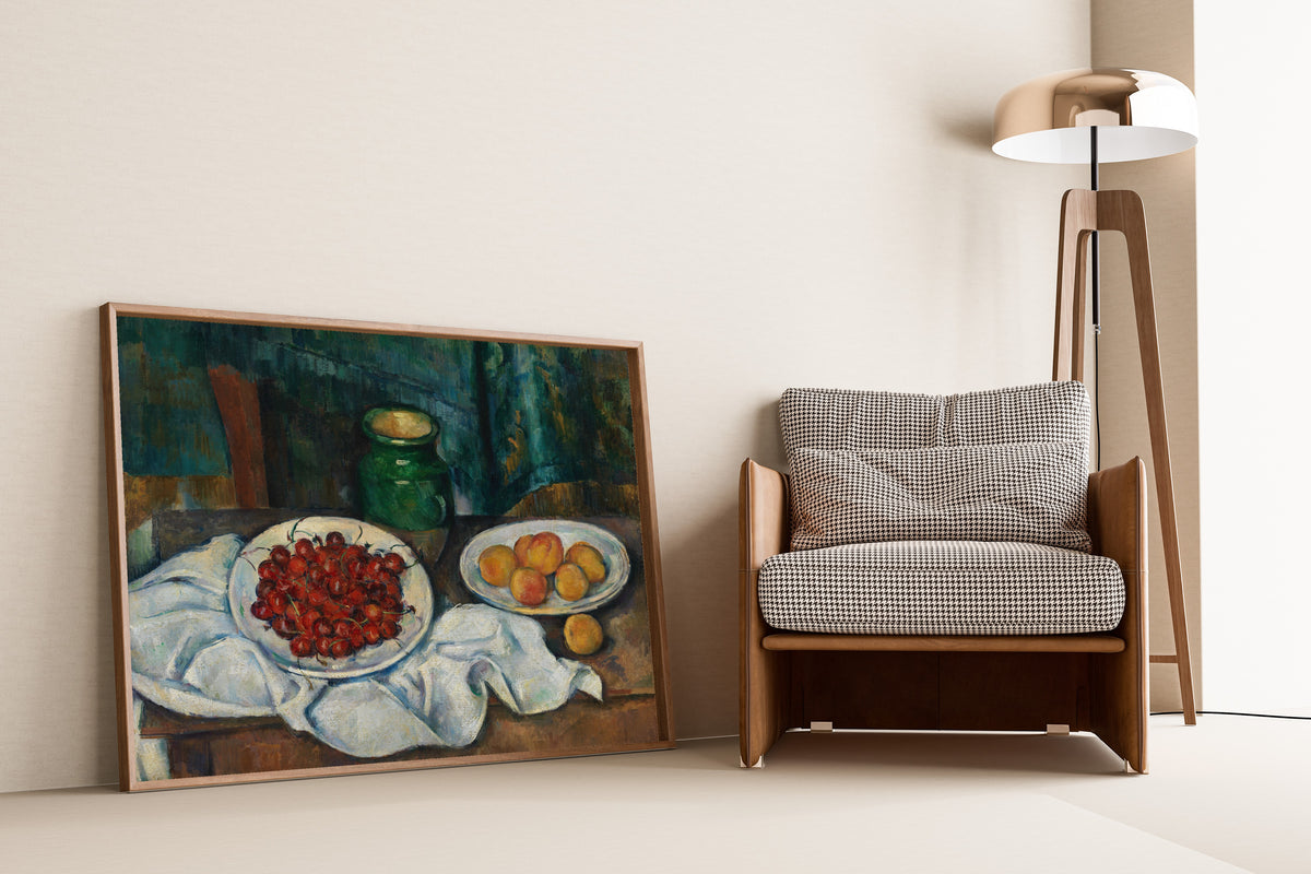 Paul Cezanne — Still Life with Cherries and Peaches | Fine Art Print