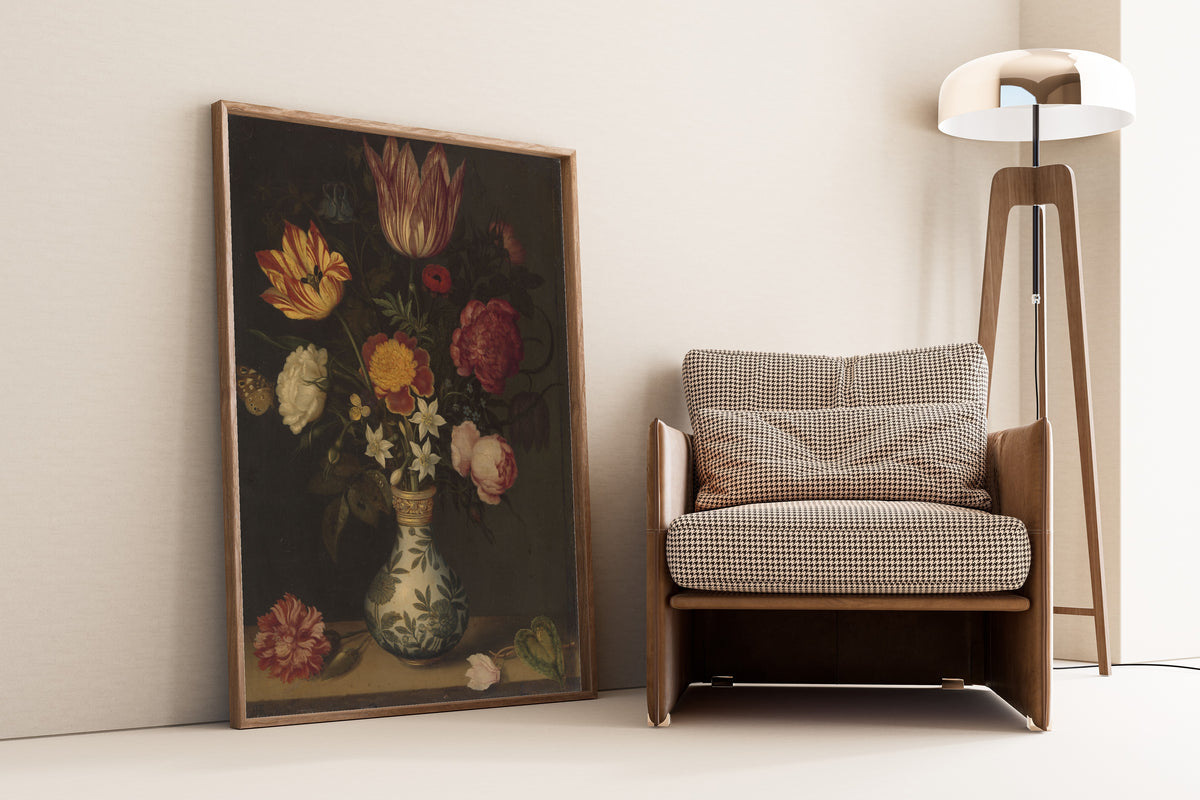 Ambrosius Bosschaert — Still Life with Flowers in a Wan-li Vase | Fine Art Print