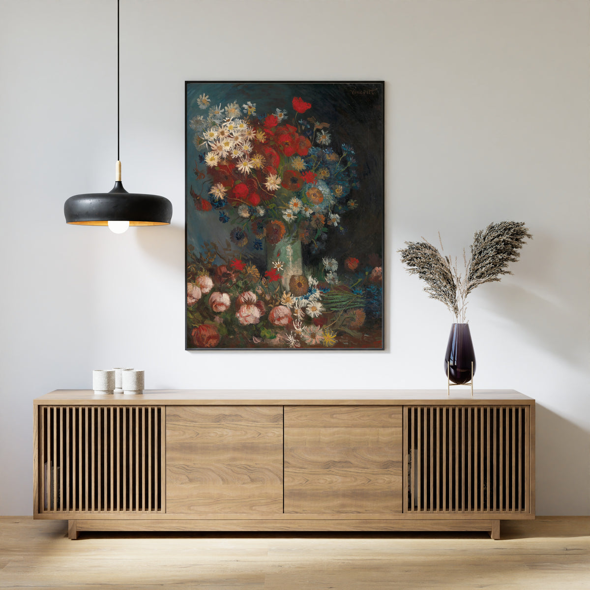 Vincent van Gogh — Still Life with Meadow Flowers and Roses | Fine Art Print