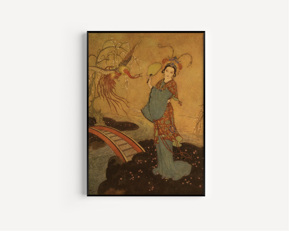 Edmund Dulac — Stories from the Arabian Nights: Princess Badoura | Fairy Tale Illustration Print