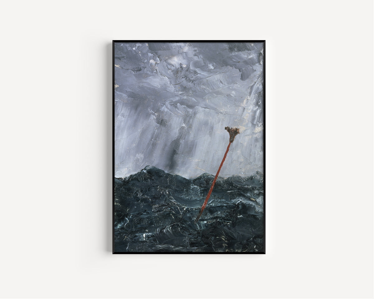 August Strindberg — Stormy Sea, Broom Buoy | Fine Art Print