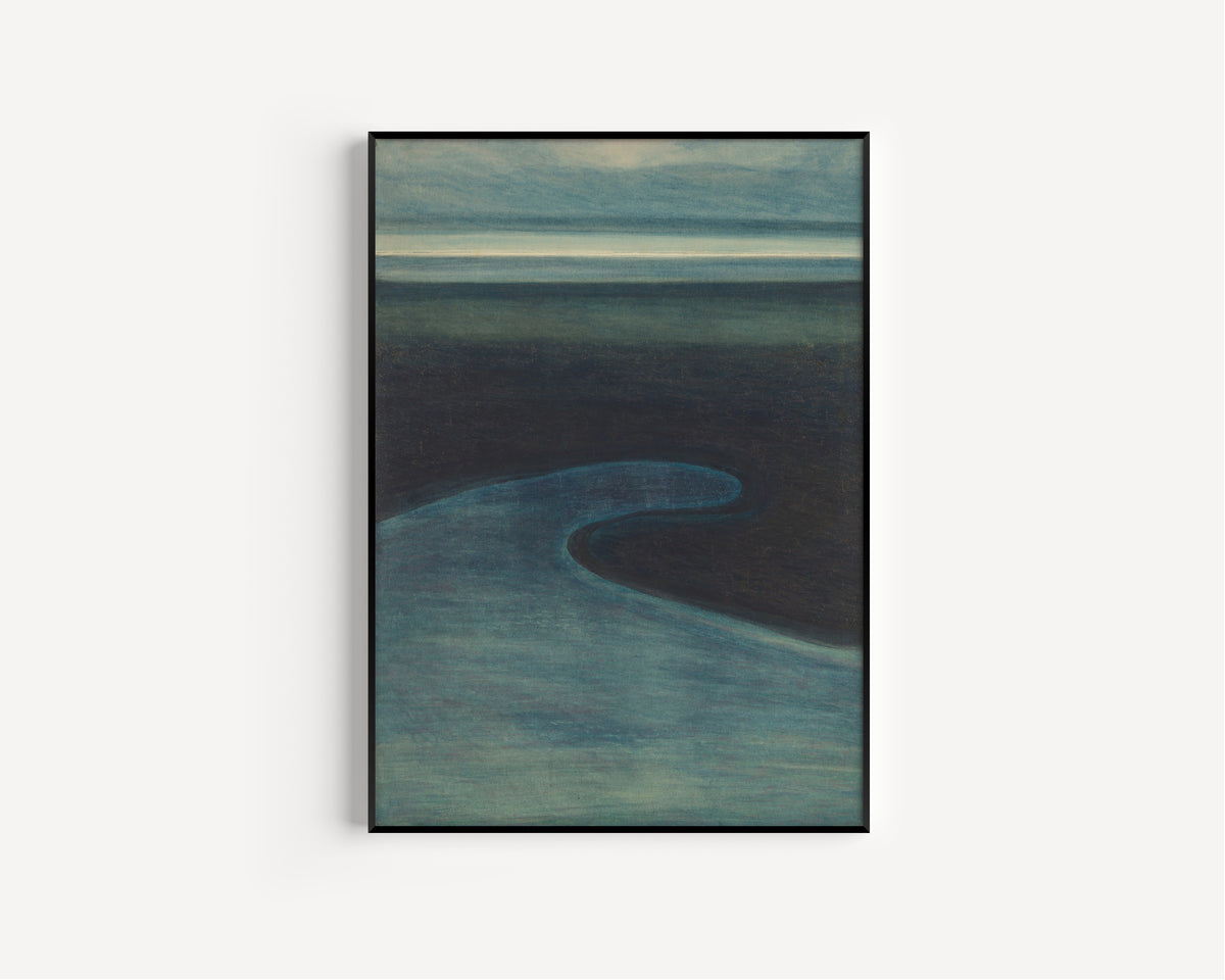 Léon Spilliaert — Strand bij laagtij | Symbolist Seascape Print