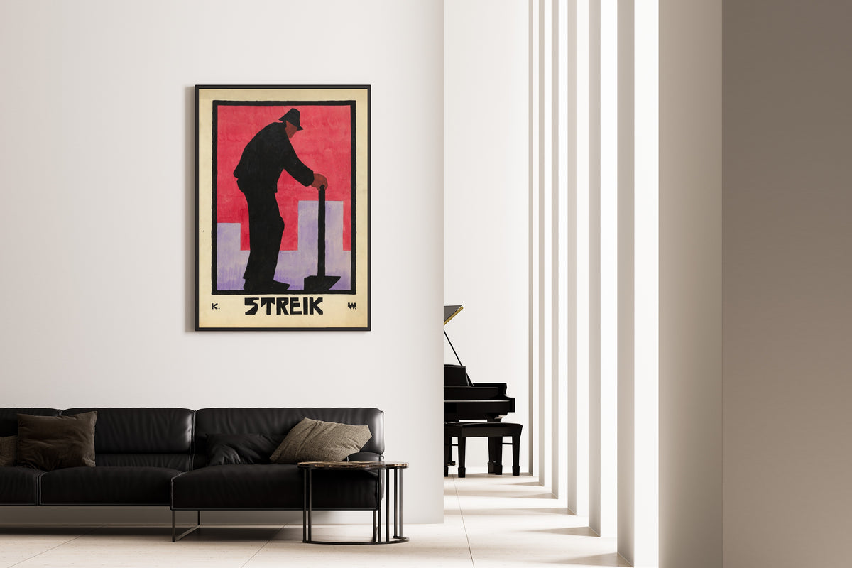 Karl Wiener — Streik (Strike) | Vintage Poster Print