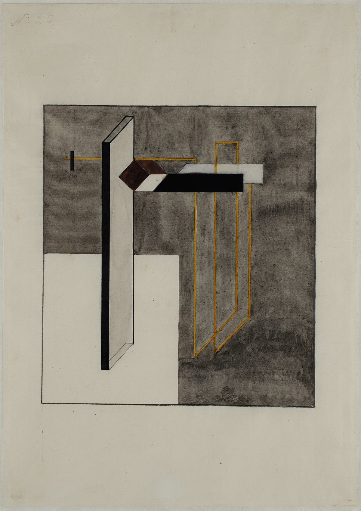 El Lissitzky — Study for Proun 4B | Constructivist Art Print