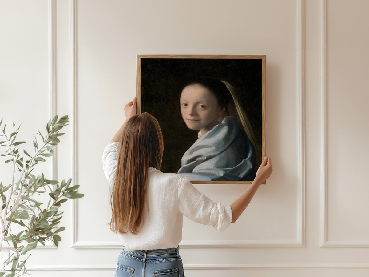 Johannes Vermeer — Study of a Young Woman | Fine Art Print