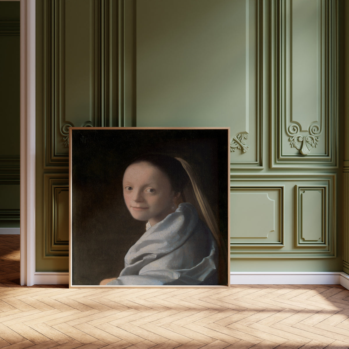 Johannes Vermeer — Study of a Young Woman | Fine Art Print