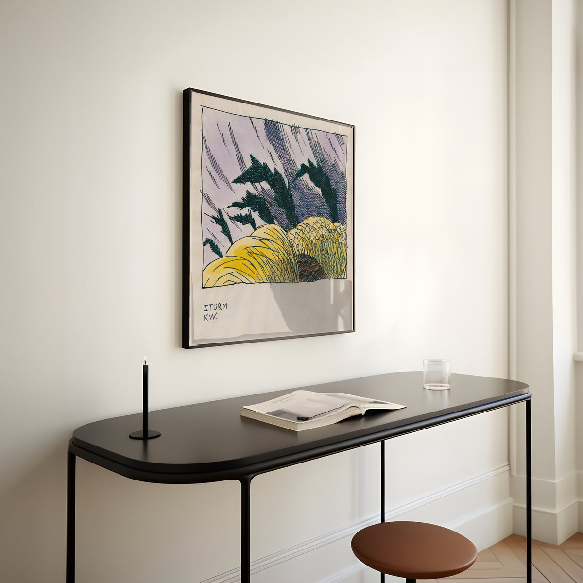 Karl Wiener — Sturm (Storm) | Modernist Landscape Print