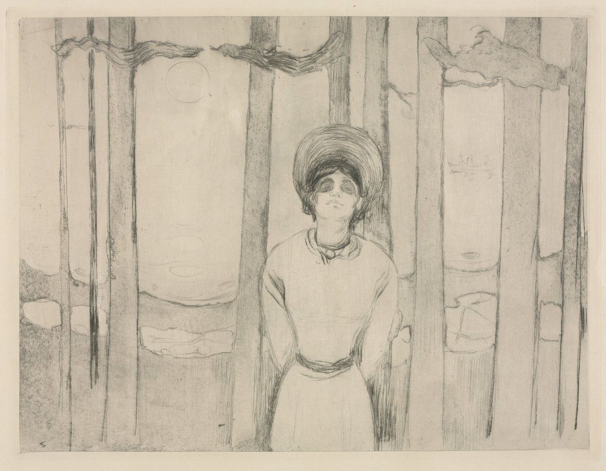 Edvard Munch — Summer Night (The Voice) | Expressionist Fine Art Print