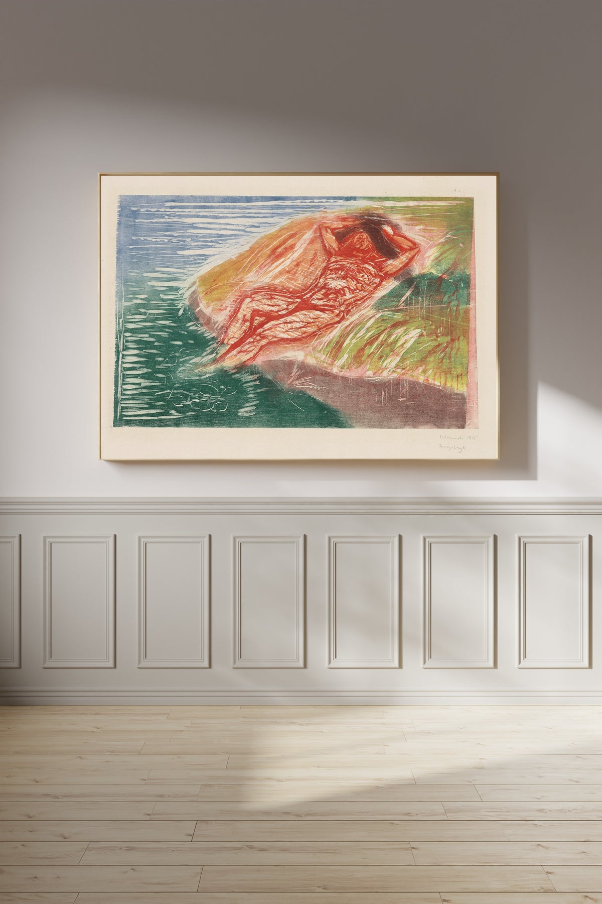 Edvard Munch — Sunbathing I | Expressionist Fine Art Print