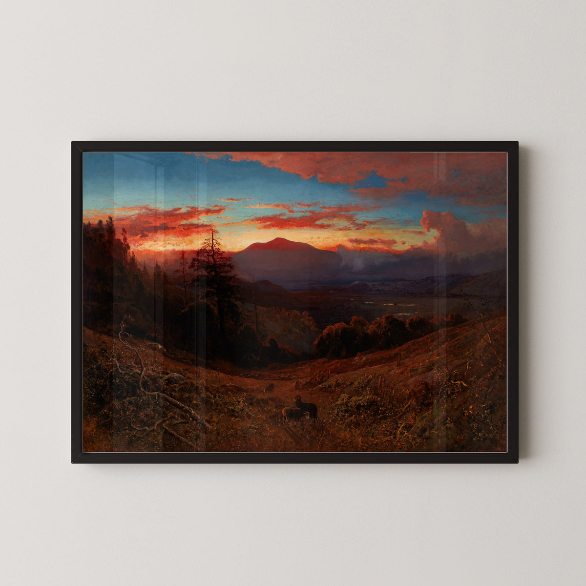 William Keith — Sunset on Mount Diablo (Marin Sunset) | Landscape Fine Art Print