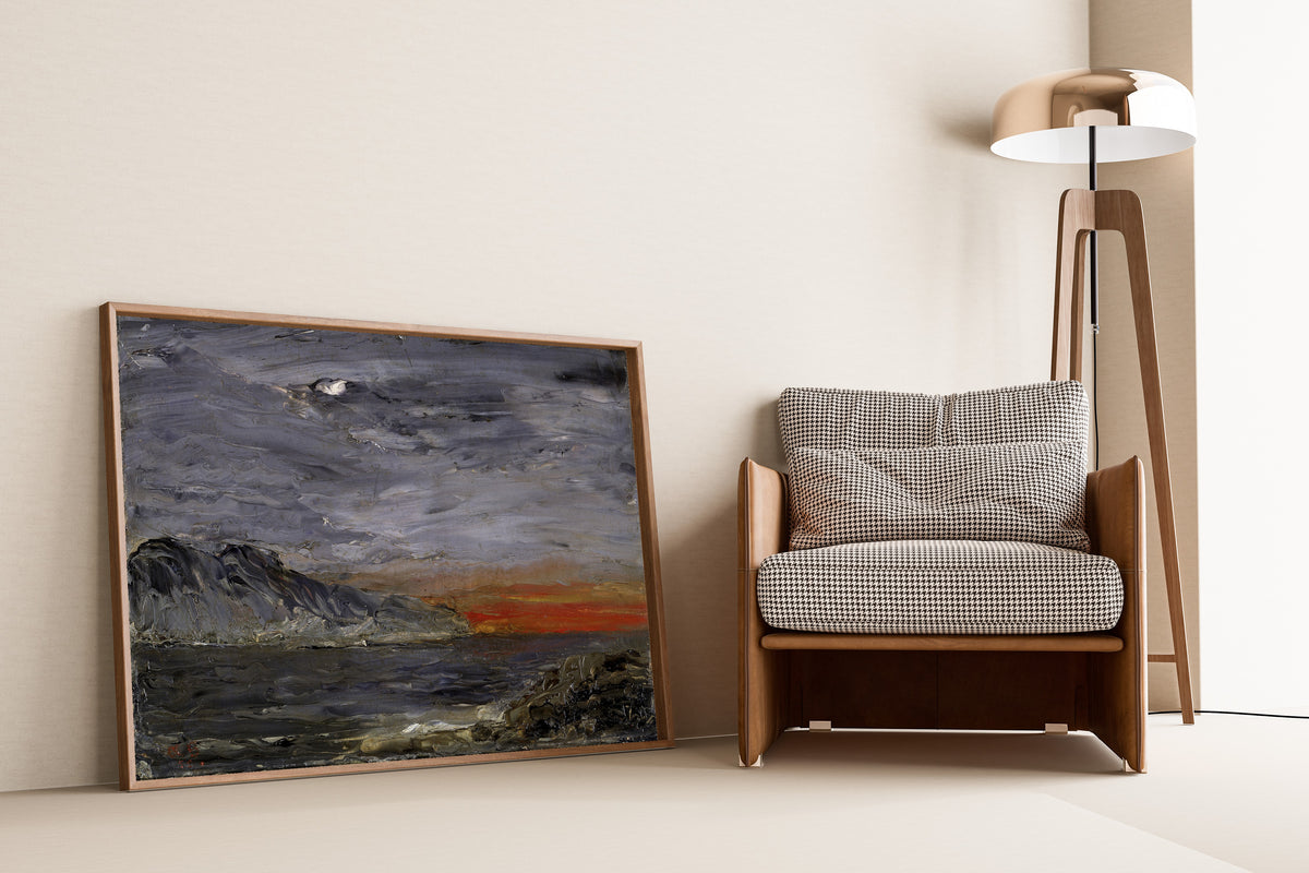 August Strindberg — Sunset | Fine Art Print