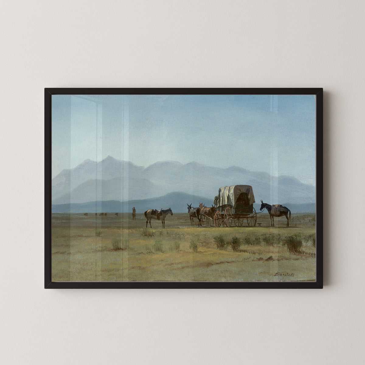 Albert Bierstadt — Surveyor's Wagon in the Rockies | Landscape Fine Art Print