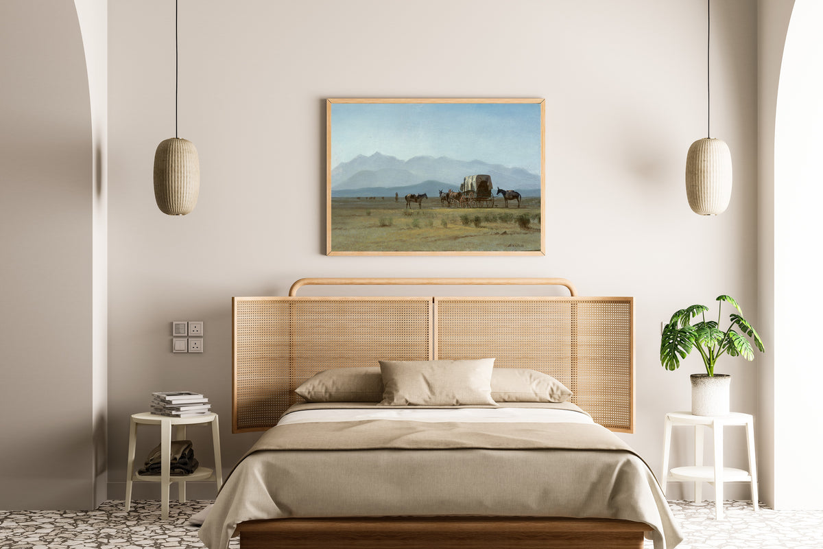 Albert Bierstadt — Surveyor's Wagon in the Rockies | Landscape Fine Art Print