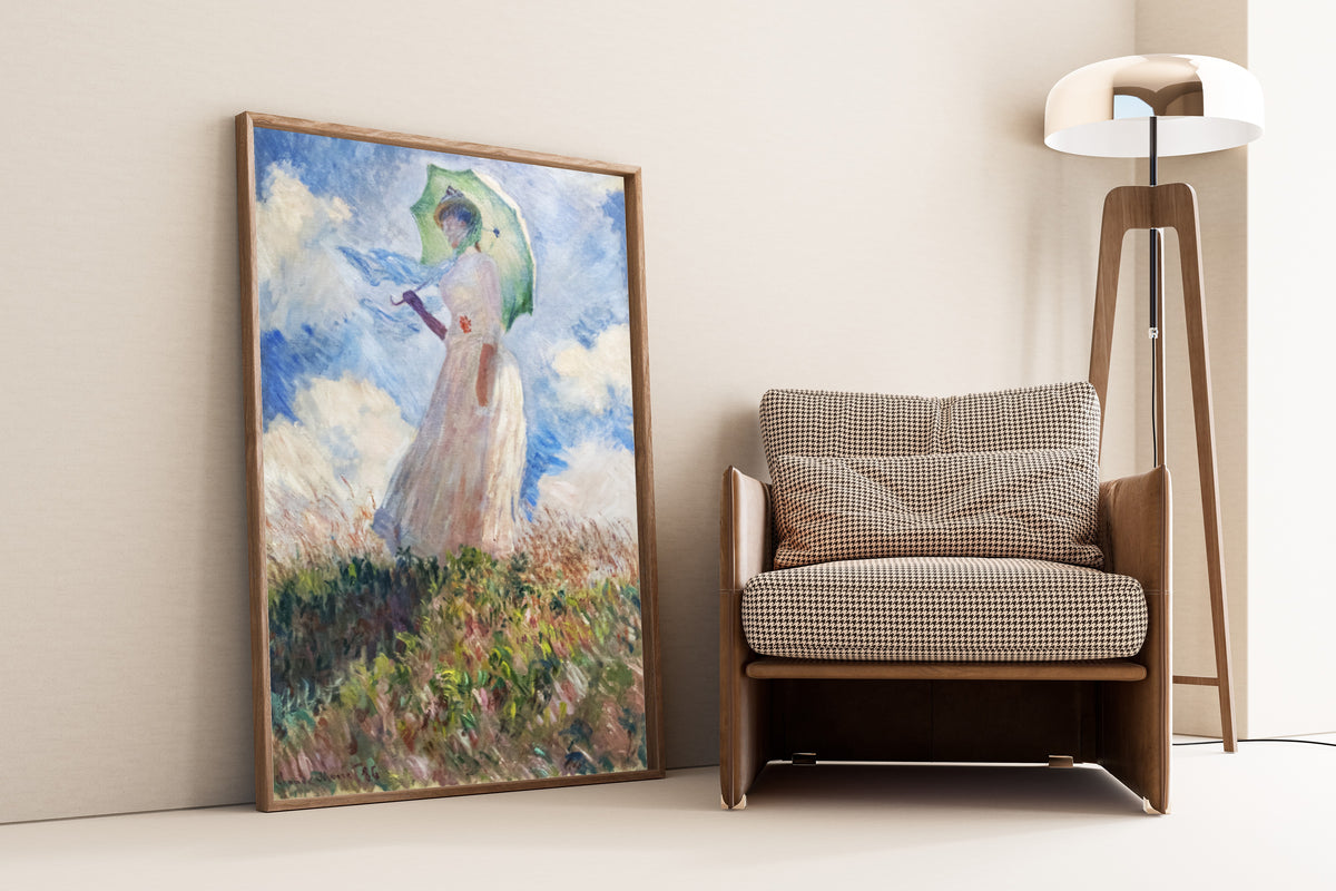 Claude Monet — Woman with a Parasol (Suzanne Hoschedé) | Fine Art Print
