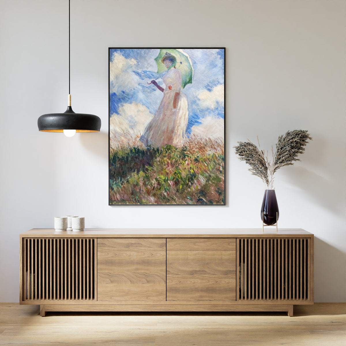 Claude Monet — Woman with a Parasol (Suzanne Hoschedé) | Fine Art Print