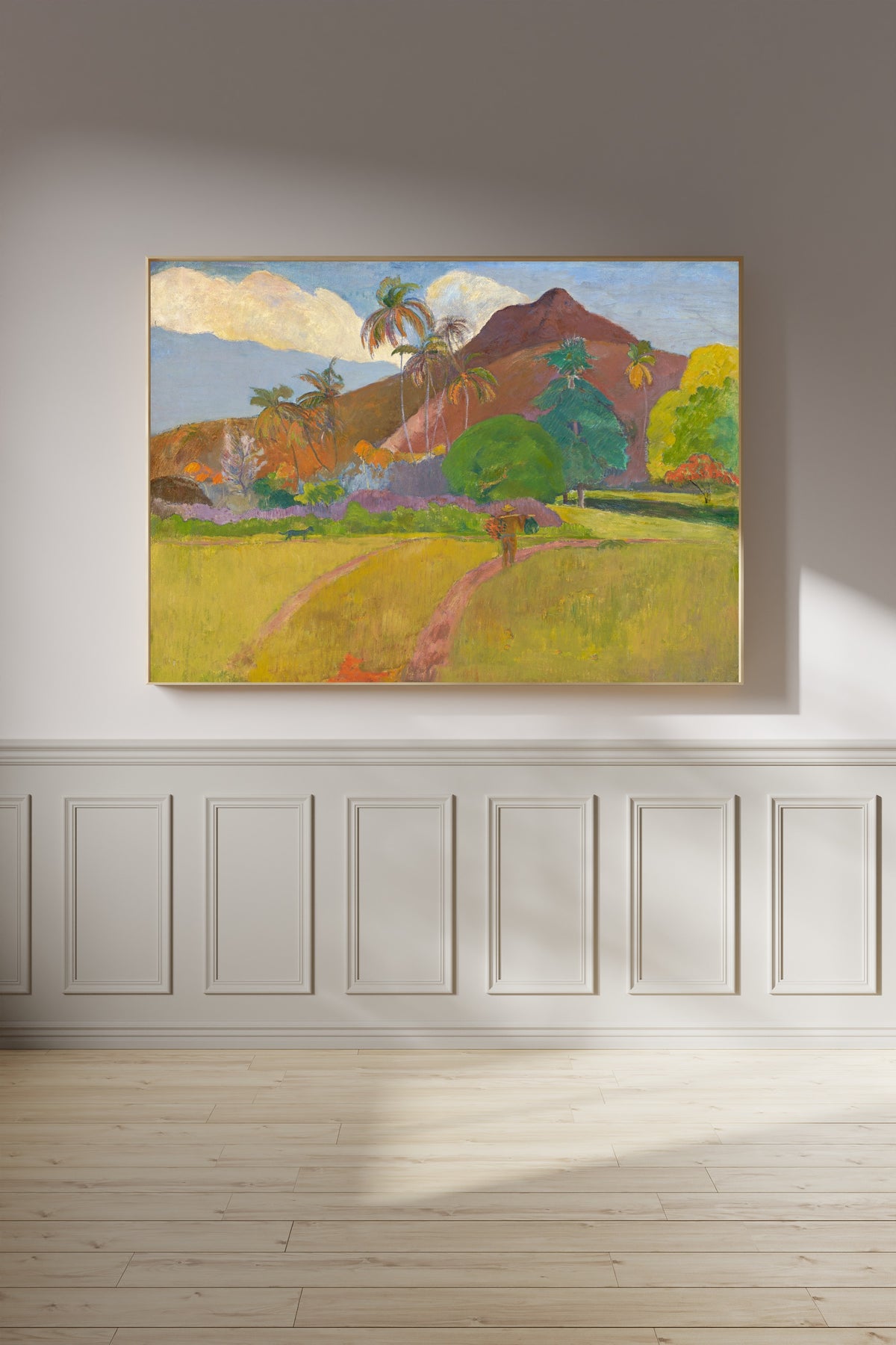 Paul Gauguin — Tahitian Landscape with a Man on the Path | Fine Art Print