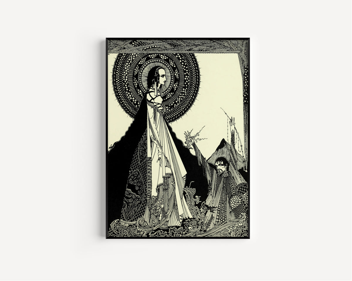 Harry Clarke — Tales of Mystery and Imagination: I Would Call Aloud upon Her Name | Gothic Illustration Print