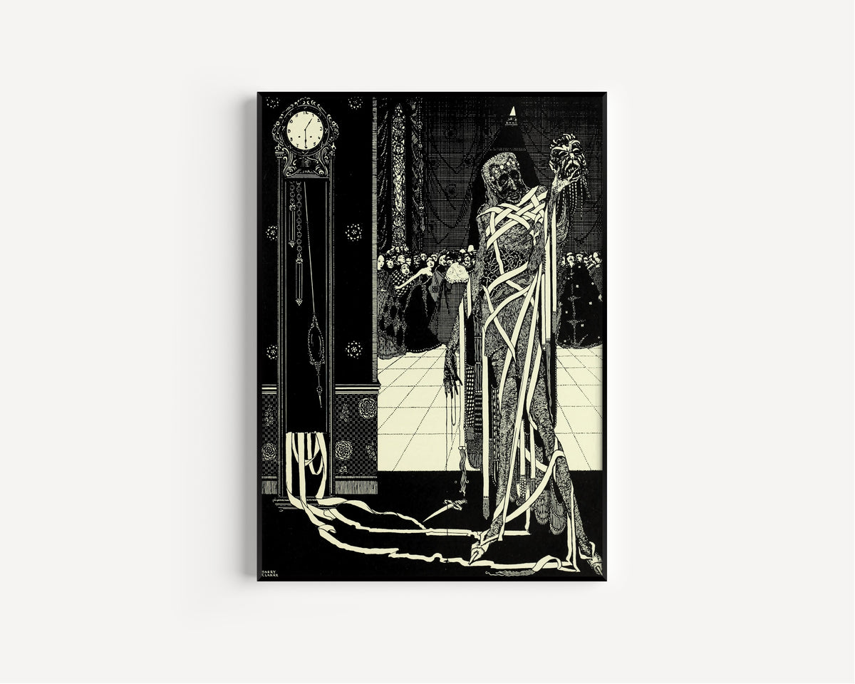 Harry Clarke — Tales of Mystery and Imagination: The Dagger Dropped Gleaming | Gothic Illustration Print